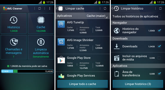 AVG Cleaner Top 5 aplicativos para limpar e otimizar o Android - AVG Cleaner