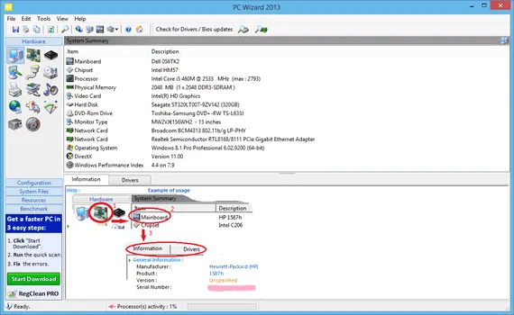 PC Wizard Programa para ver informações do hardware - PC Wizard
