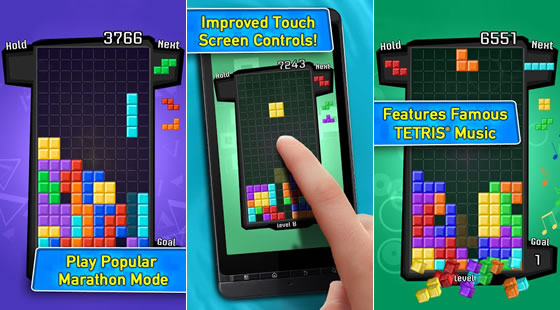 Jogo gratuito de raciocínio para Android - Tetris
