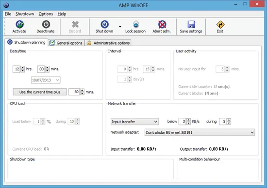 WinOFF Programa para agendar o desligamento automático do computador - WinOFF