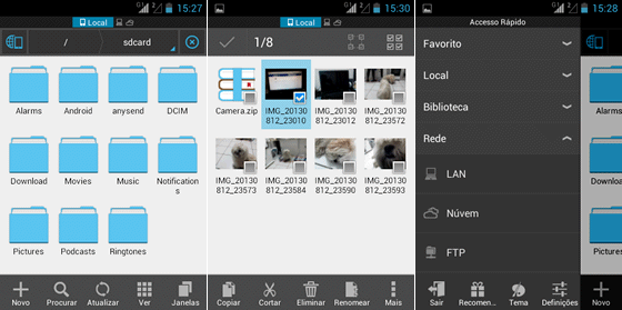 Gerenciador de arquivos para Android - ES File Explorer