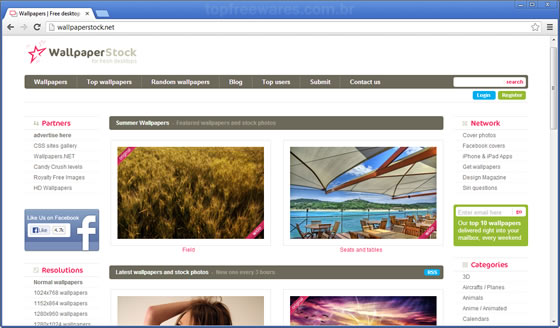 WallpaperStock Site para baixar papéis de parede - WallpaperStock