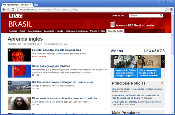 BBC Curso de inglês online gratuito - BBC
