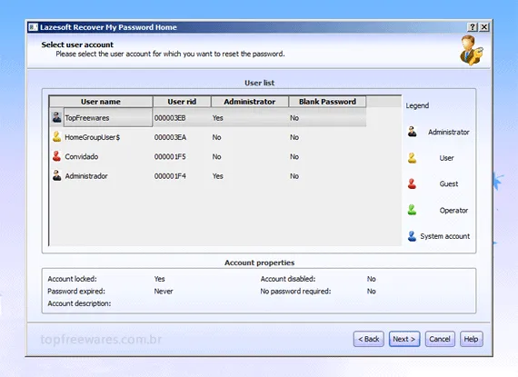 Lazesoft Recover My Password Programa para quebrar a senha do Windows - Lazesoft Recover My Password