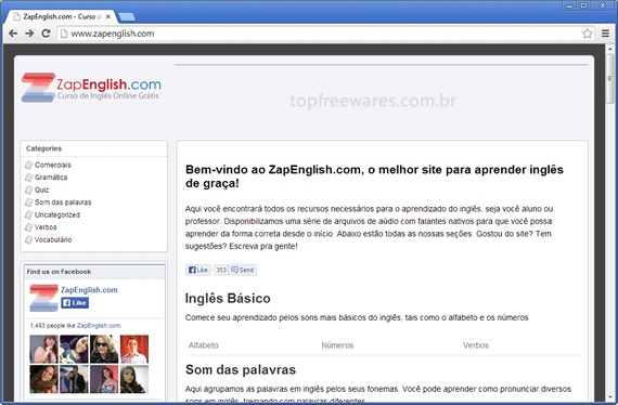 ZapEnglish Curso de inglês online gratuito - ZapEnglish
