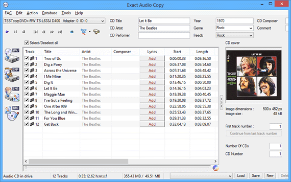 Programa para ripar CD de áudio para MP3 - Exact Audio Copy
