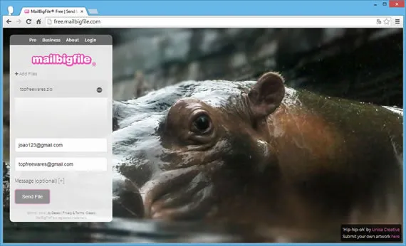 MailBigFile Enviar arquivos grandes por email - MailBigFile