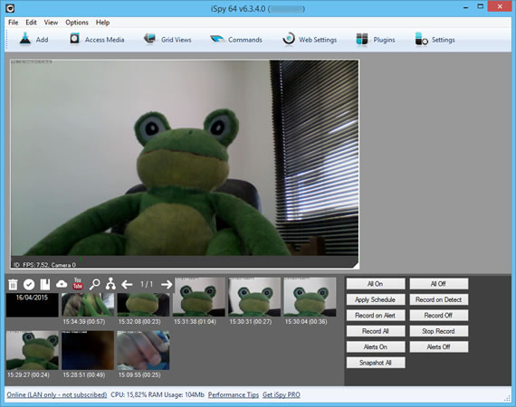 iSpy Programa para montar um sistema de vigilância - iSpy