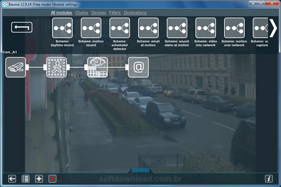 Xeoma Programa para montar um sistema de vigilância - Xeoma