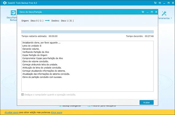 Easeus Todo Backup Programa para clonar o disco rígido - Easeus Todo Backup