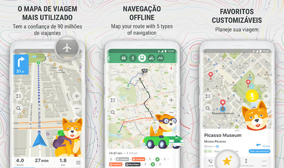 Top 5 apps gratuitos de GPS para Android que funcionam offline