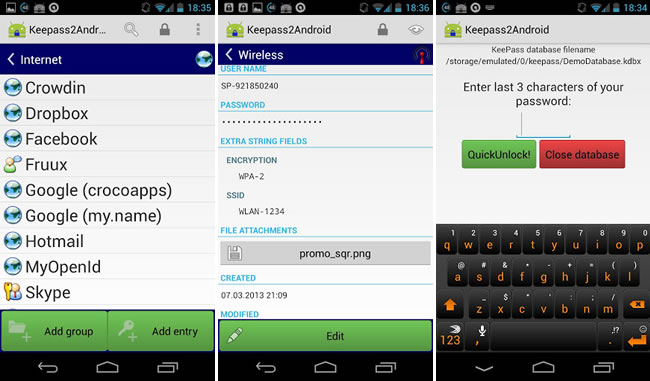 Top 5 gerenciadores de senhas offline para Android
