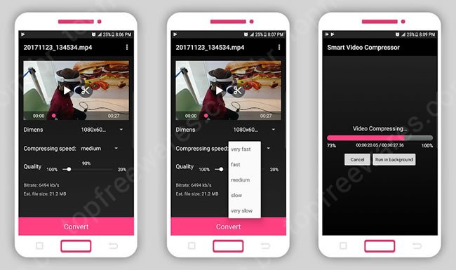 smartvideo compressor top5 aplicativos para compactar vídeos no Android