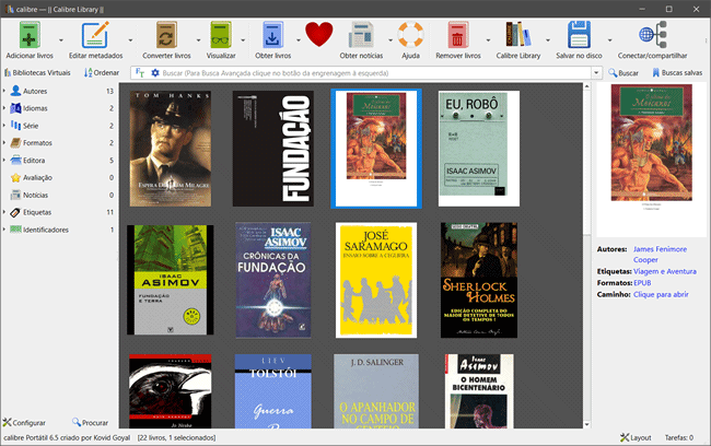 Top 5 gerenciadores de ebooks gratuitos para Windows